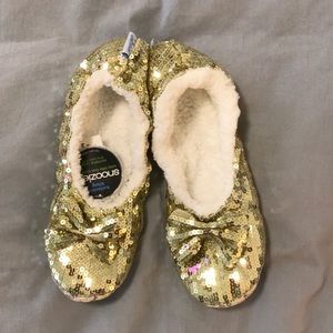 Sequin slippers